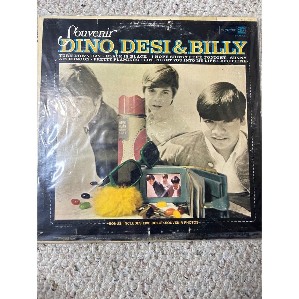 Dino, Desi & Billy Souvenir LP Record Vintage 1965‎ Reprise RS 6234